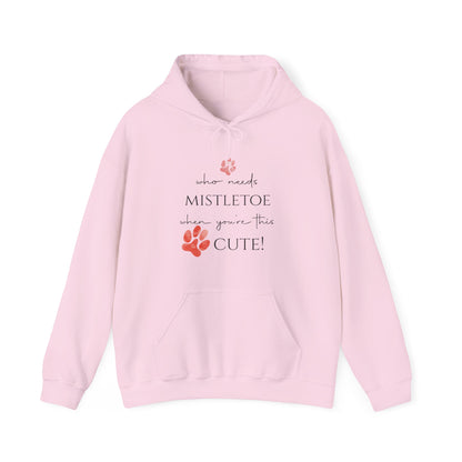Cute & Cozy Paw Print Holiday Hoodie