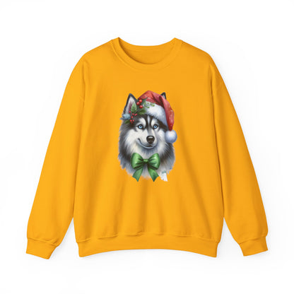 Husky Santa Sweatshirt | Festive Christmas Dog Sweater
