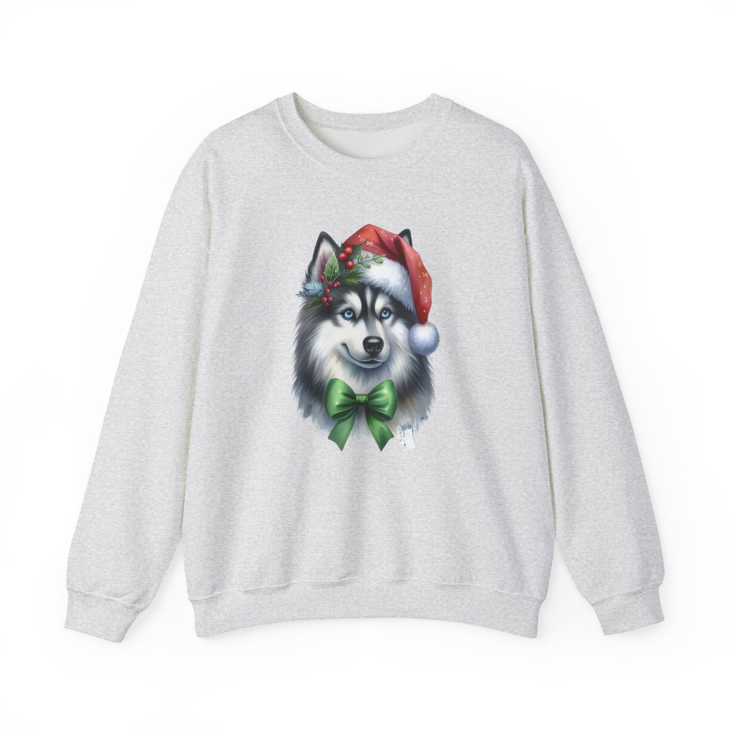Husky Santa Sweatshirt | Festive Christmas Dog Sweater