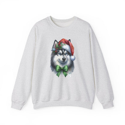 Husky Santa Sweatshirt | Festive Christmas Dog Sweater