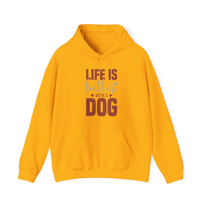 “Life Is Better With a Dog” Unisex Hoodie