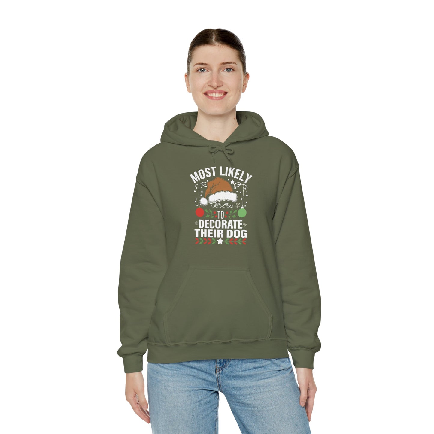 Most Likely To Decorate Their Dog Christmas Hoodie