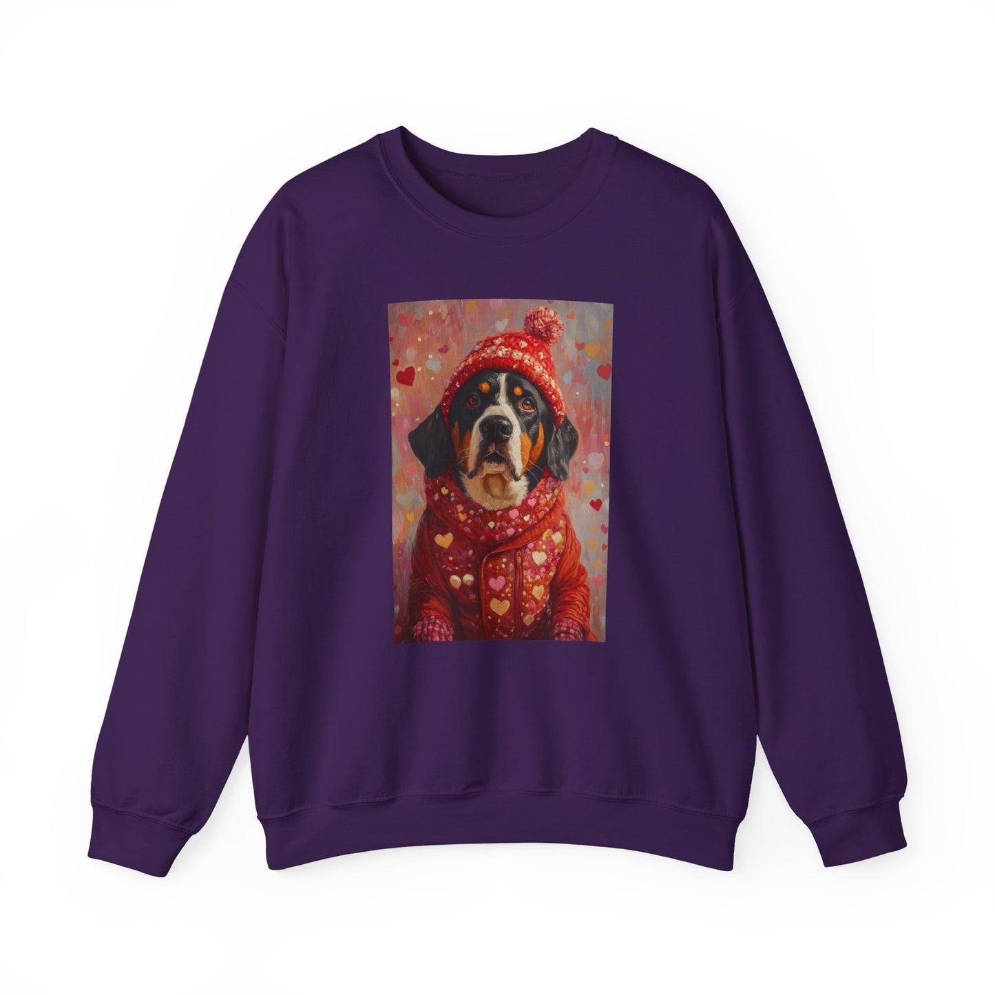 Bernese Love Sweatshirt | Valentine's Dog Sweater Art