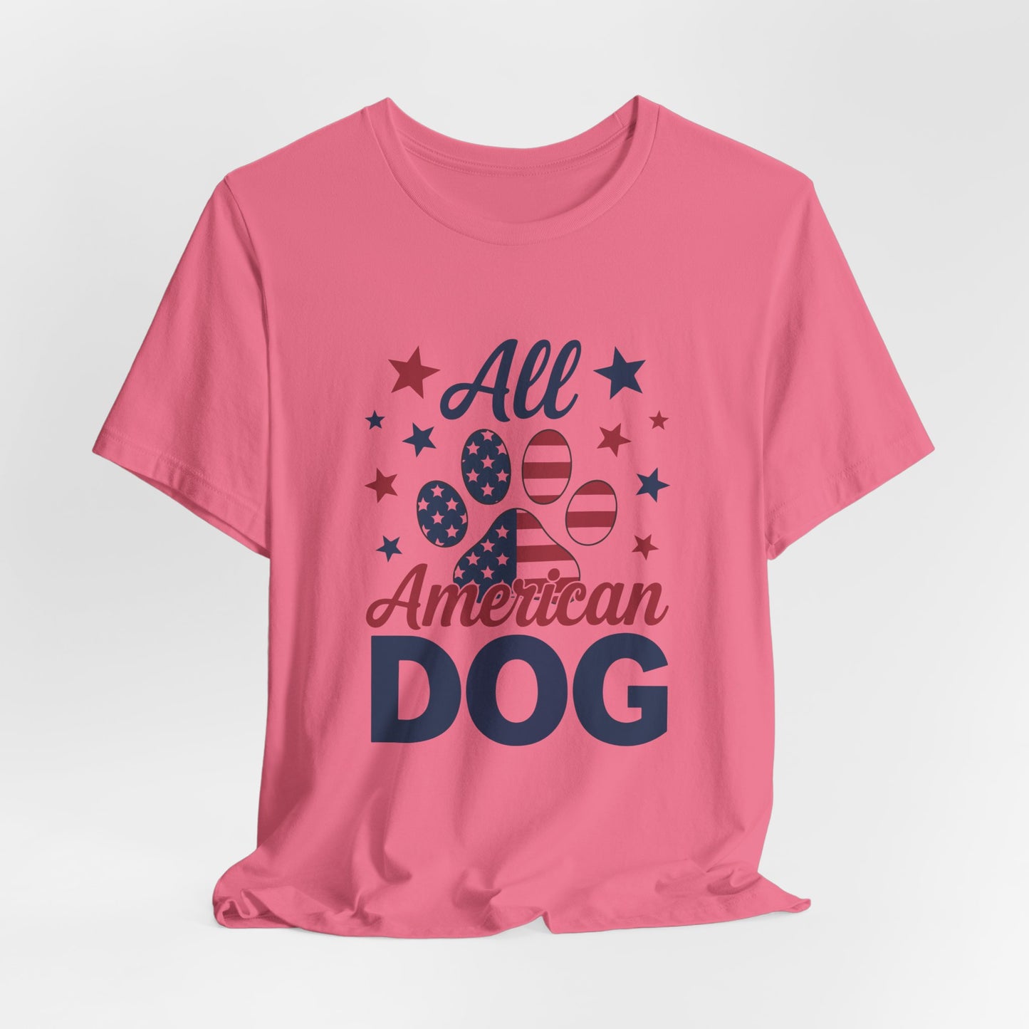 All American Dog Tee – Patriotic Paw Pride