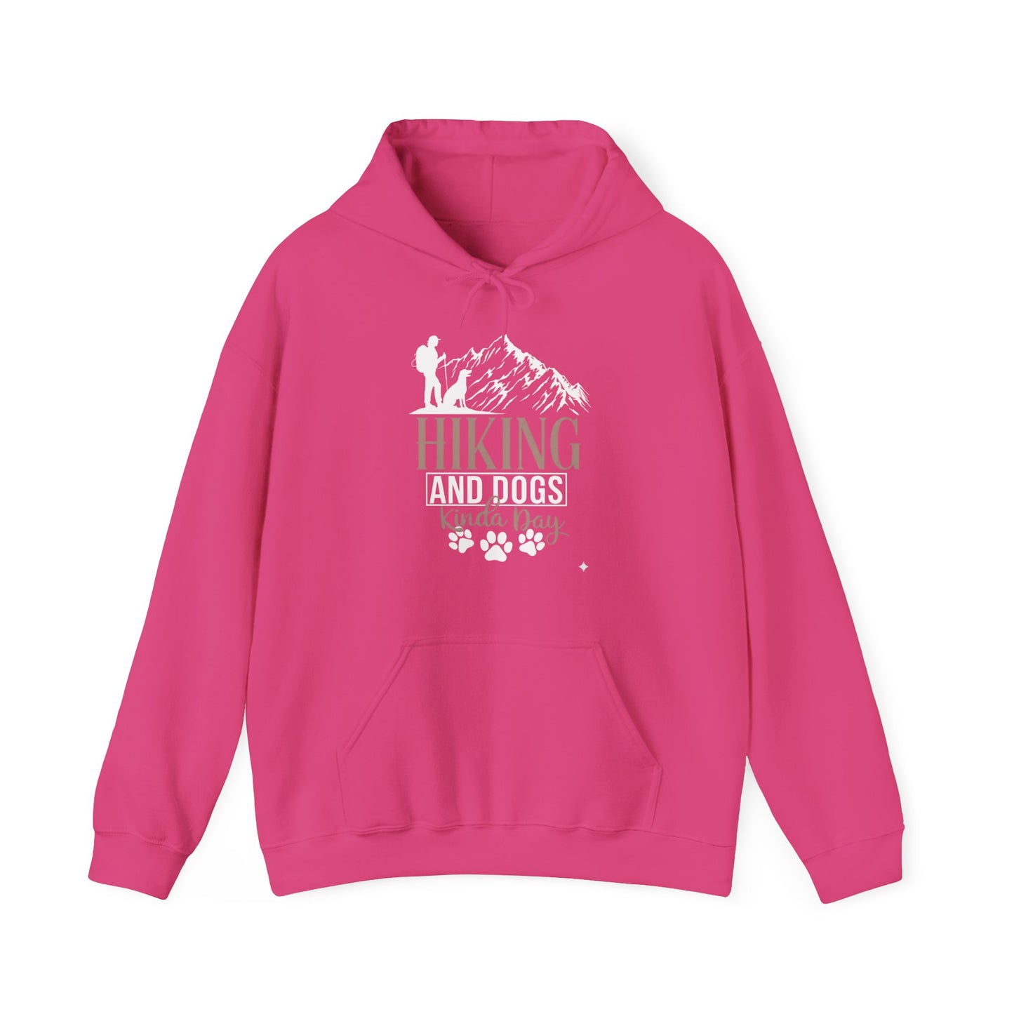 Hiking and Dogs Kinda Day Unisex Hoodie