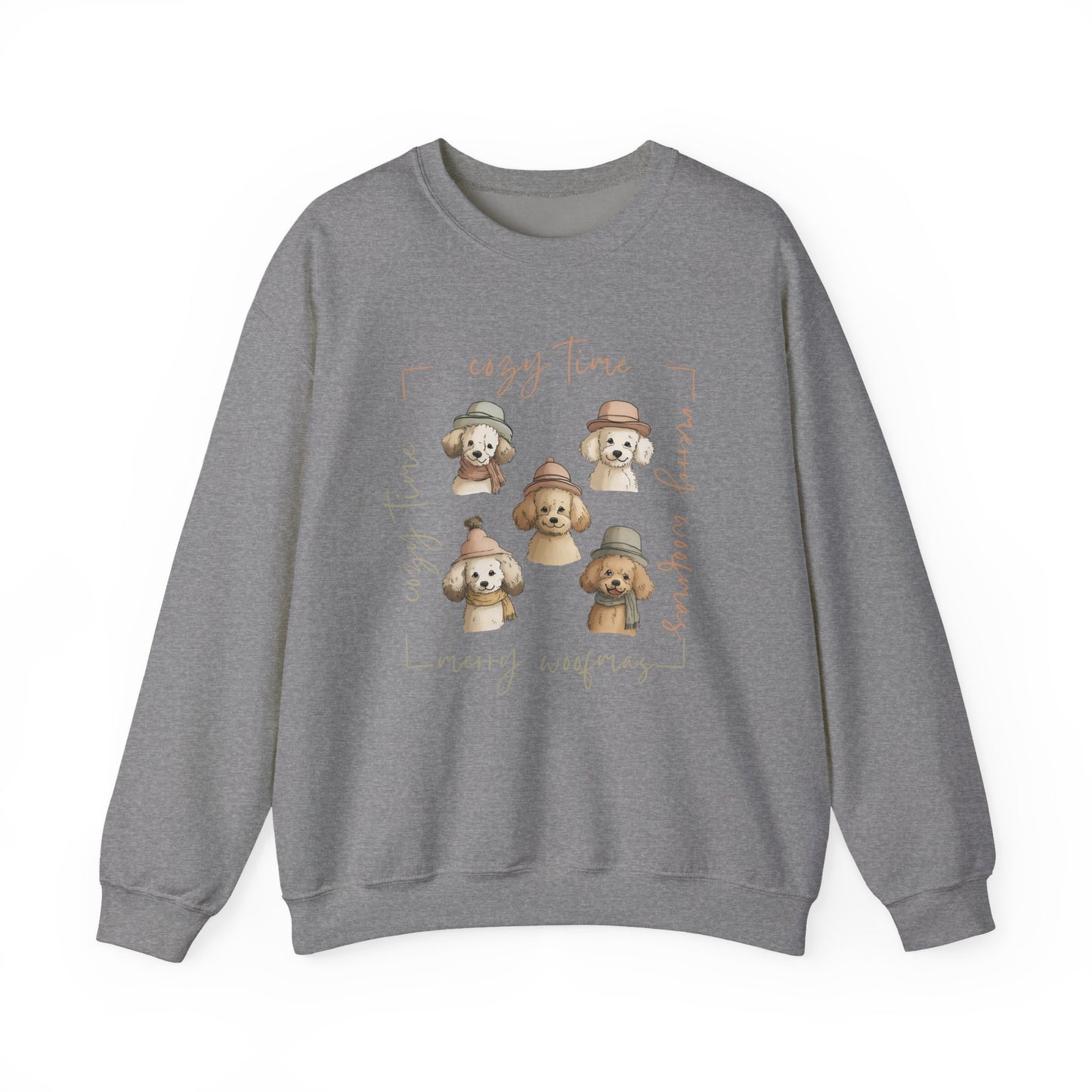 Cozy Woofmas Sweatshirt | Stylish Poodle Squad Sweater