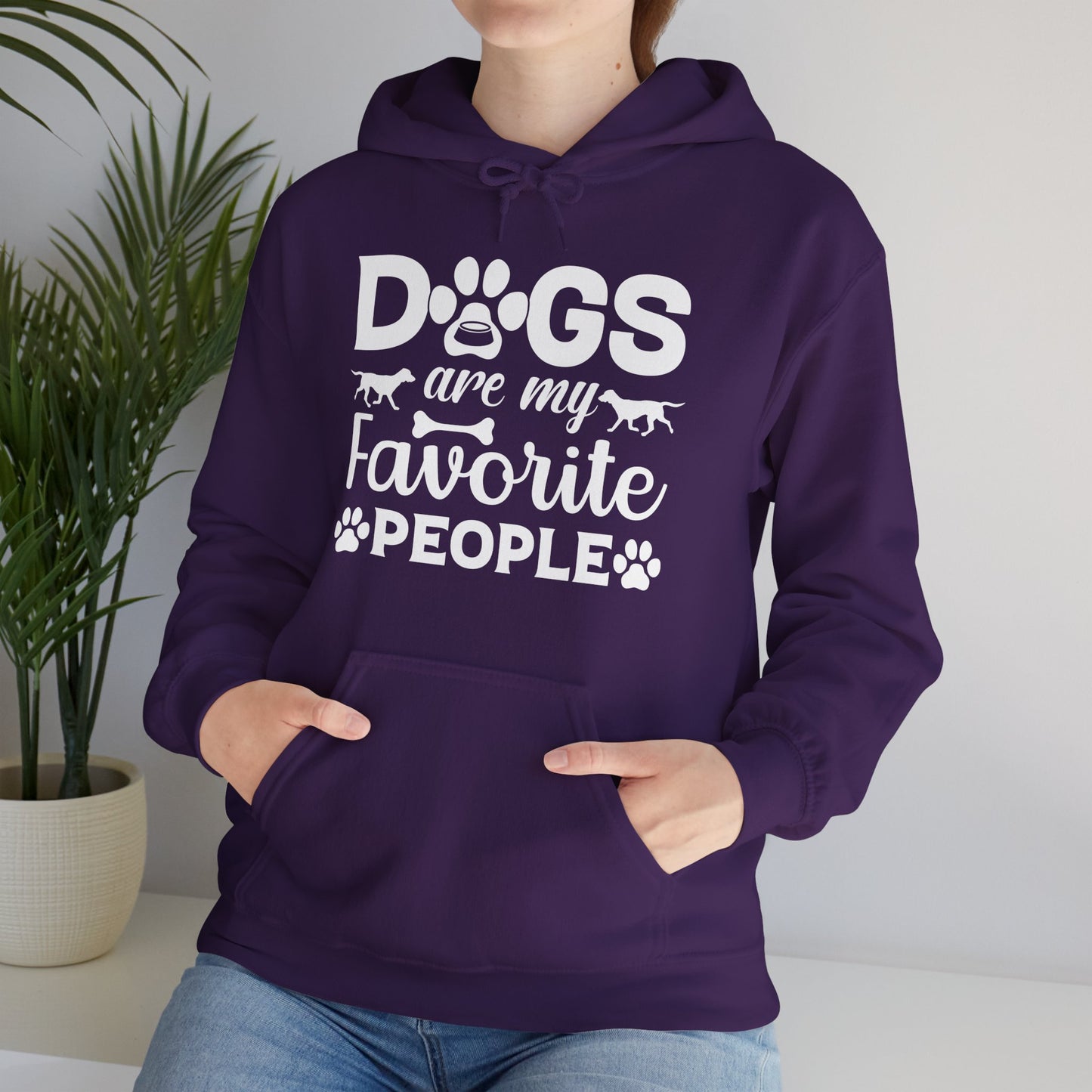 Dogs Are My Favorite People Unisex Hoodie