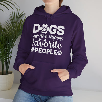 Dogs Are My Favorite People Unisex Hoodie