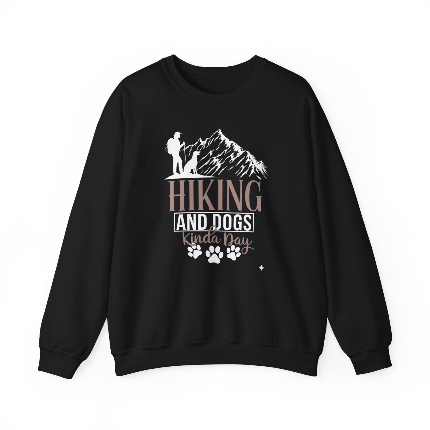 Hiking and Dogs Kinda Day Unisex Sweatshirt