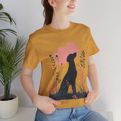 Italian Greyhound Silhouette – Unisex Artistic T-Shirt