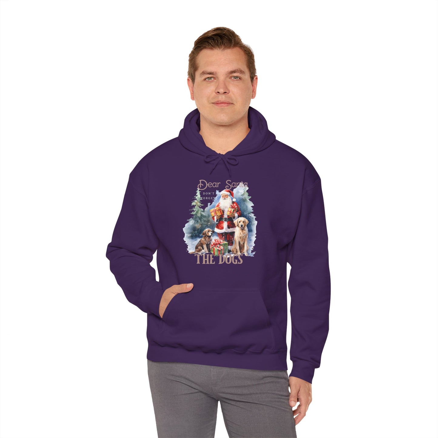 Cute Dog Lover Christmas Pullover Hoodie