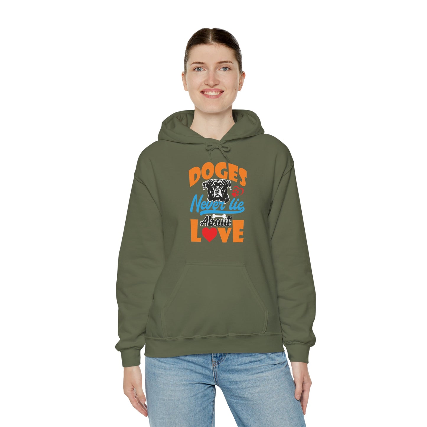 Dogs Never Lie About Love Unisex Hoodie