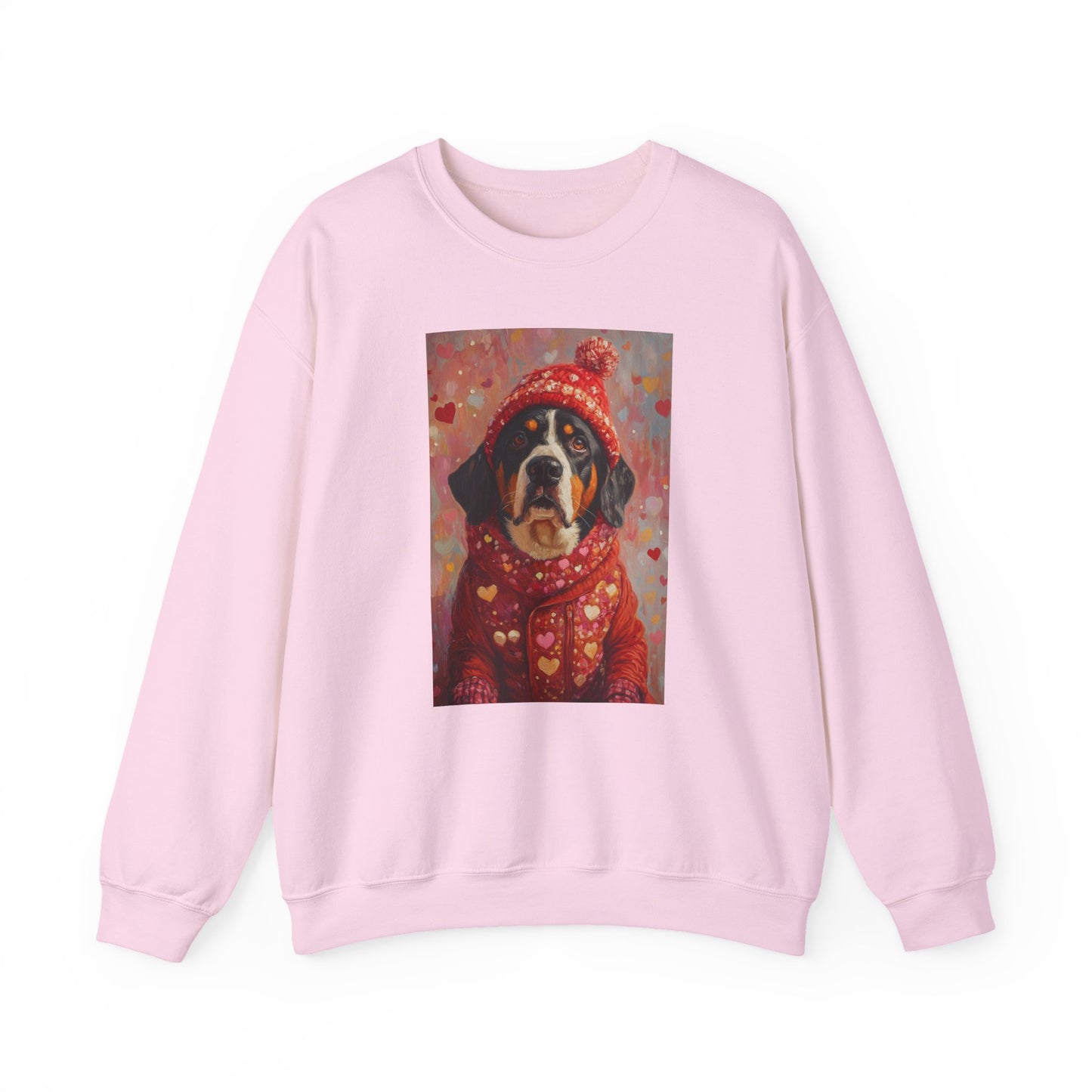 Bernese Love Sweatshirt | Valentine's Dog Sweater Art