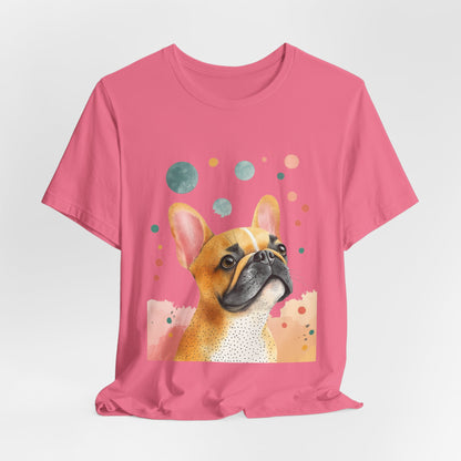 Playful Frenchie Vibes – Unisex T-Shirt