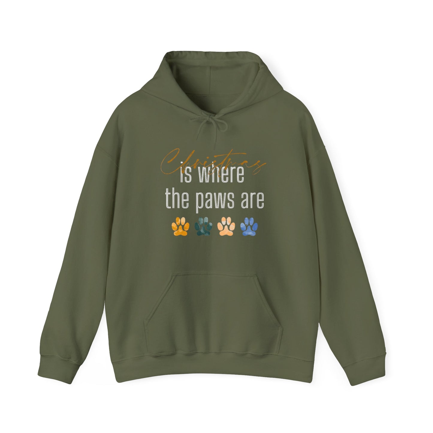 Christmas Is Where The Paws Are Hoodie
