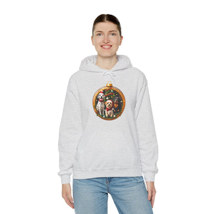 Christmas Dog Ornament Unisex Hoodie