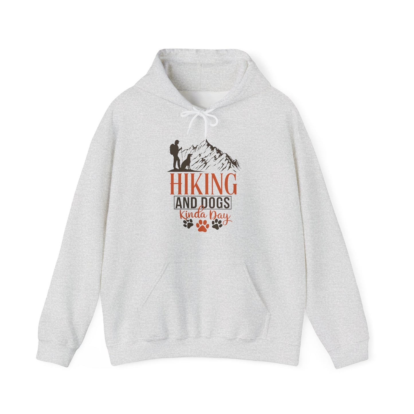 Hiking and Dogs Kinda Day Unisex Hoodie