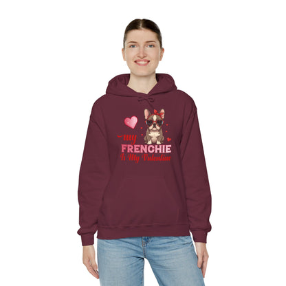 My Frenchie Is My Valentine Unisex Hoodie