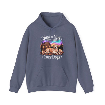 Girl Who Loves Cozy Dogs Hoodie | Cabin Life Sweater