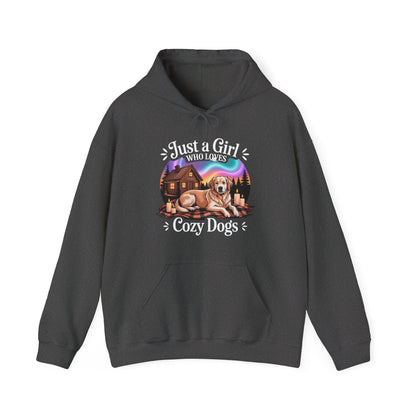 Girl Who Loves Cozy Dogs Hoodie | Cabin Life Sweater