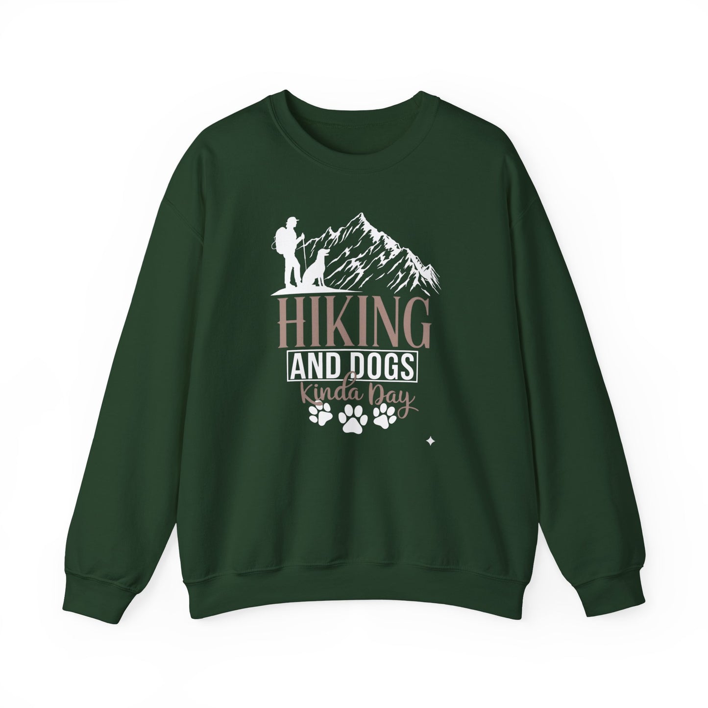 Hiking and Dogs Kinda Day Unisex Sweatshirt