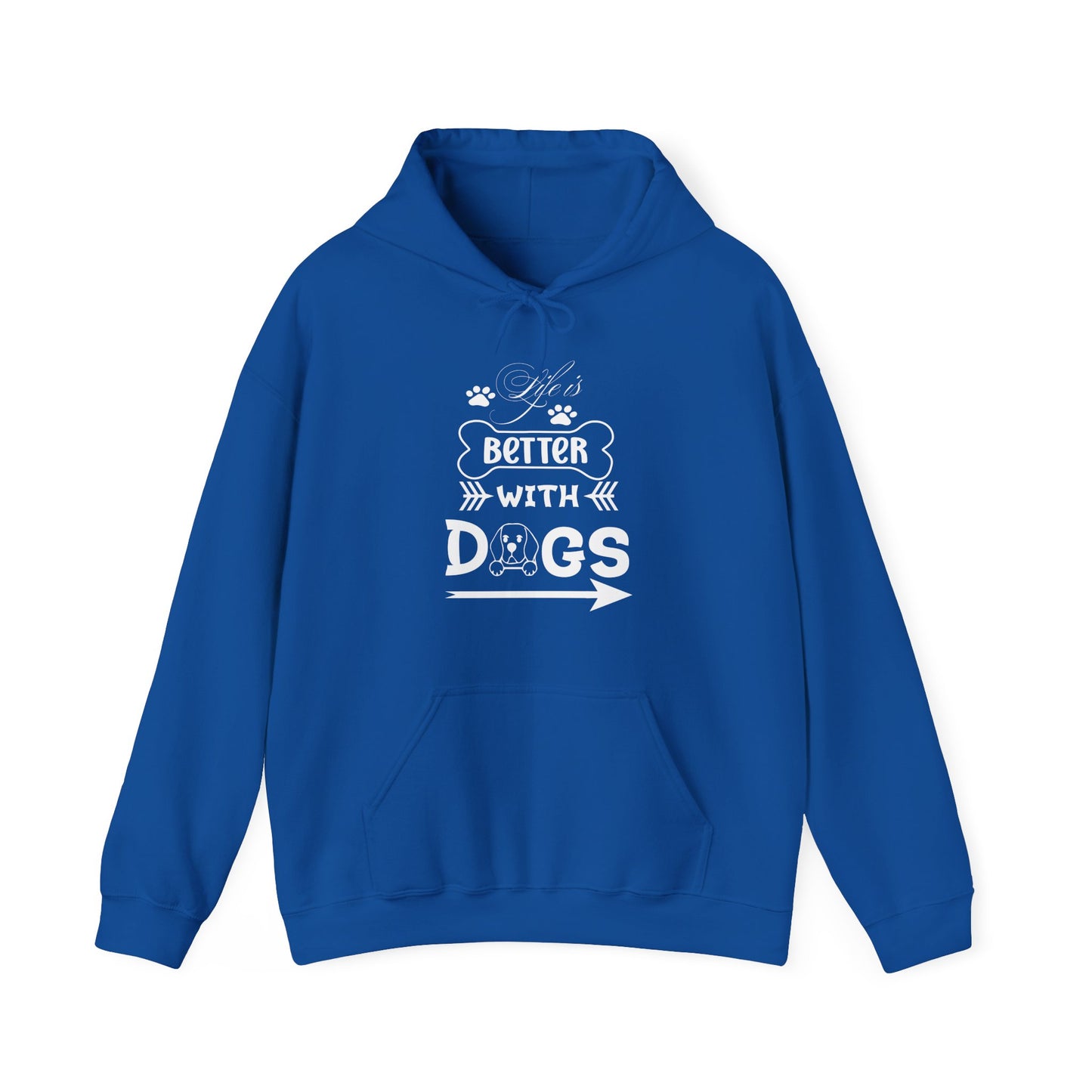 Life Is Better With Dogs - Pet Lover Unisex Hoodie