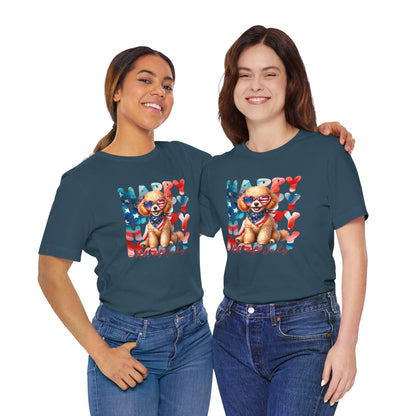 "Patriotic Pup – 4th of July Celebration Tee"