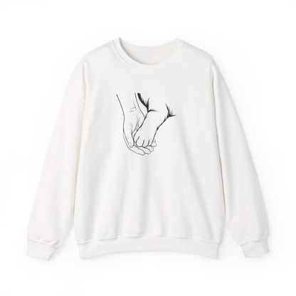 Holding Paws Forever Hoodie | Dog-Human Bond Gift