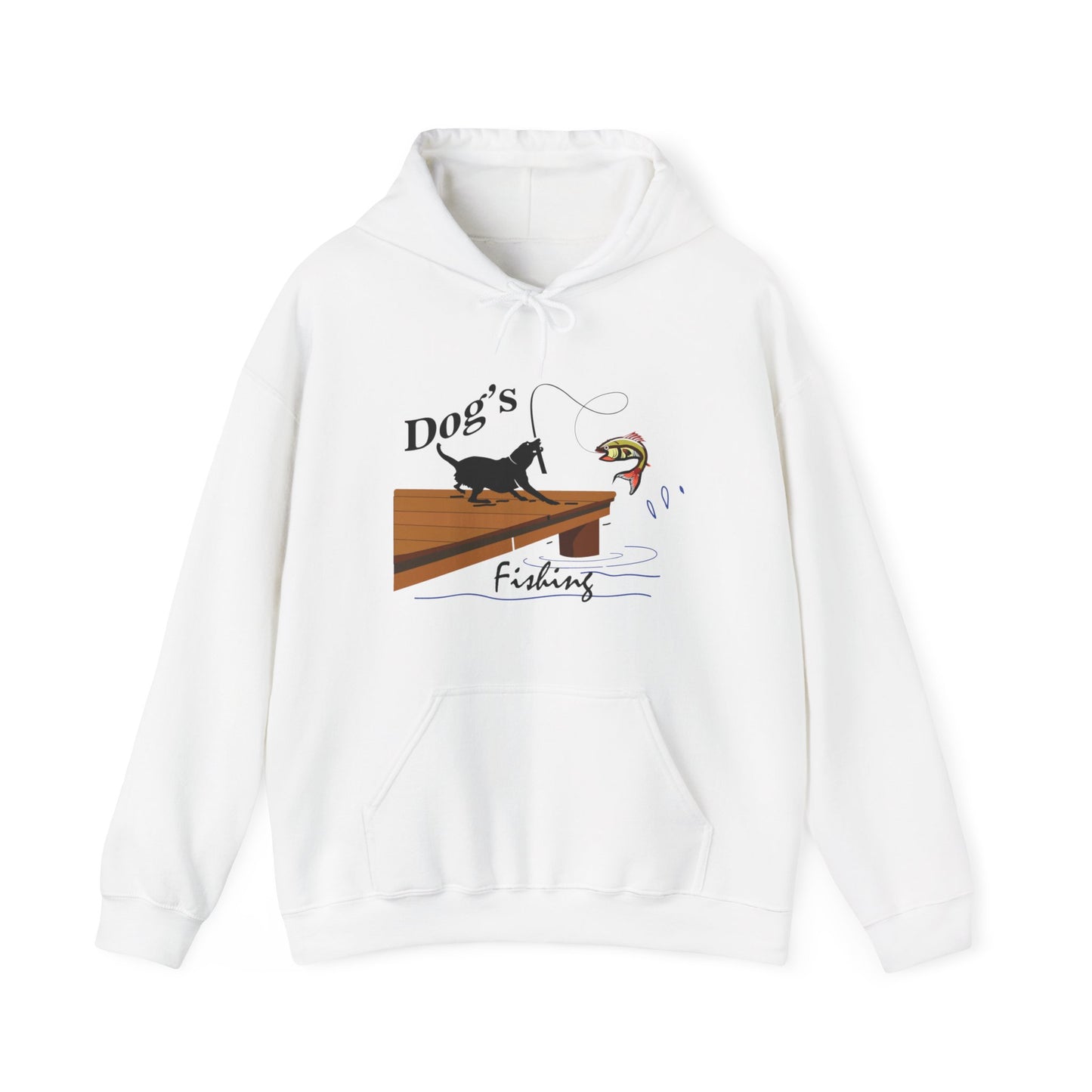Dog's Fishing Adventure Unisex Hoodie
