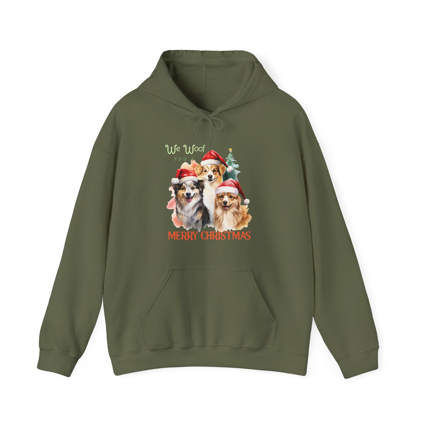 We Woof You Merry Christmas Hoodie 🎄🐾