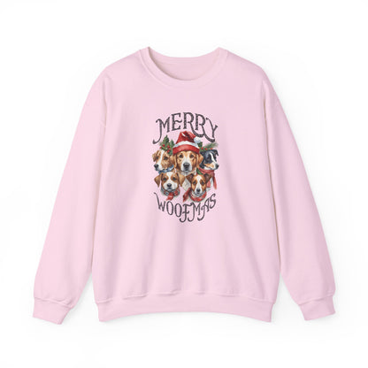 "Merry Woofmas" Dog Pack Christmas Unisex Sweatshirt