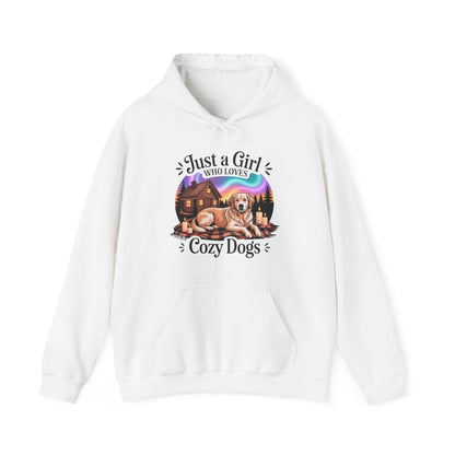 Girl Who Loves Cozy Dogs Hoodie | Cabin Life Sweater