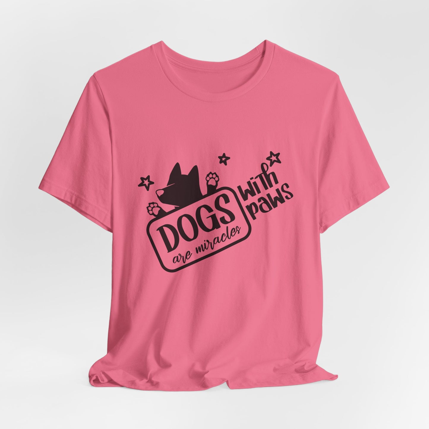 “Dogs are miracle with Paws”  Dog Lover Unisex T-Shirt