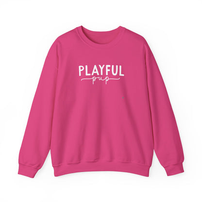 Playful Pup Unisex Sweatshirt | Minimalist Aesthetic Dog Gift