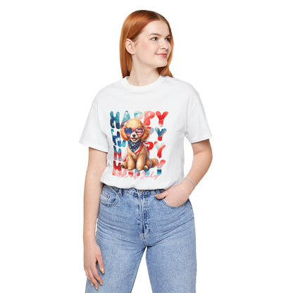 "Patriotic Pup – 4th of July Celebration Tee"