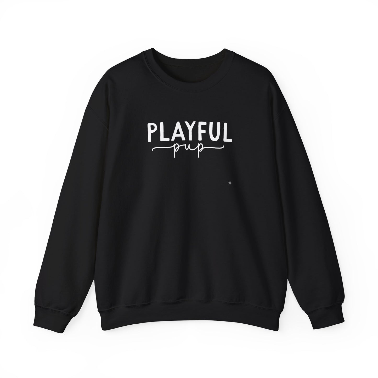 Playful Pup Unisex Sweatshirt | Minimalist Aesthetic Dog Gift