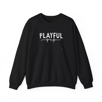 Playful Pup Unisex Sweatshirt | Minimalist Aesthetic Dog Gift