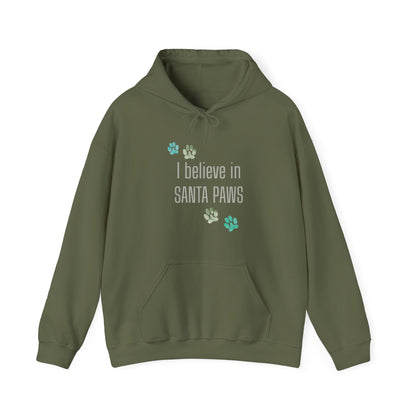 I Believe in Santa Paws Unisex Dog Lover Hoodie