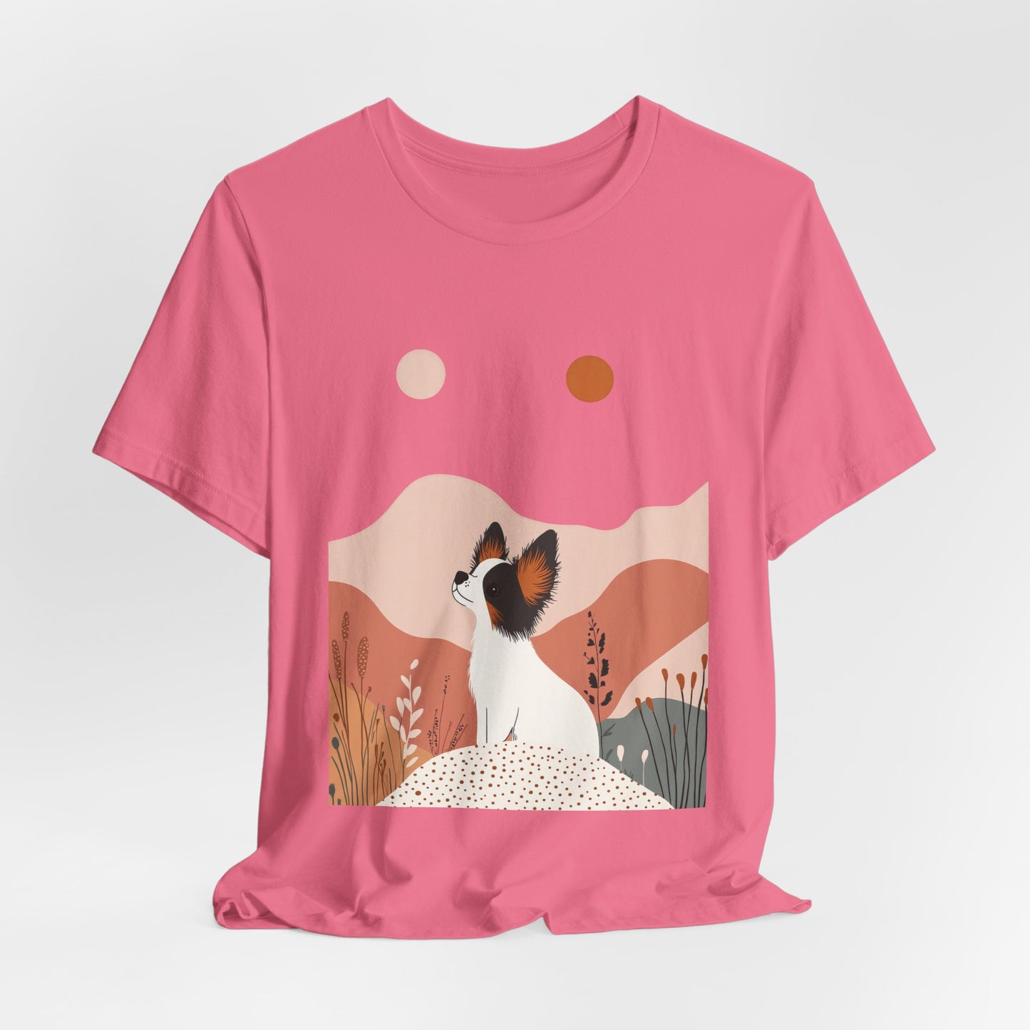 Papillon Spirit – Unisex Artistic Dog T-Shirt