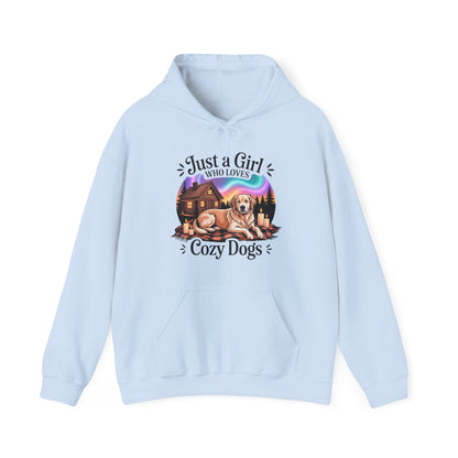 Girl Who Loves Cozy Dogs Hoodie | Cabin Life Sweater