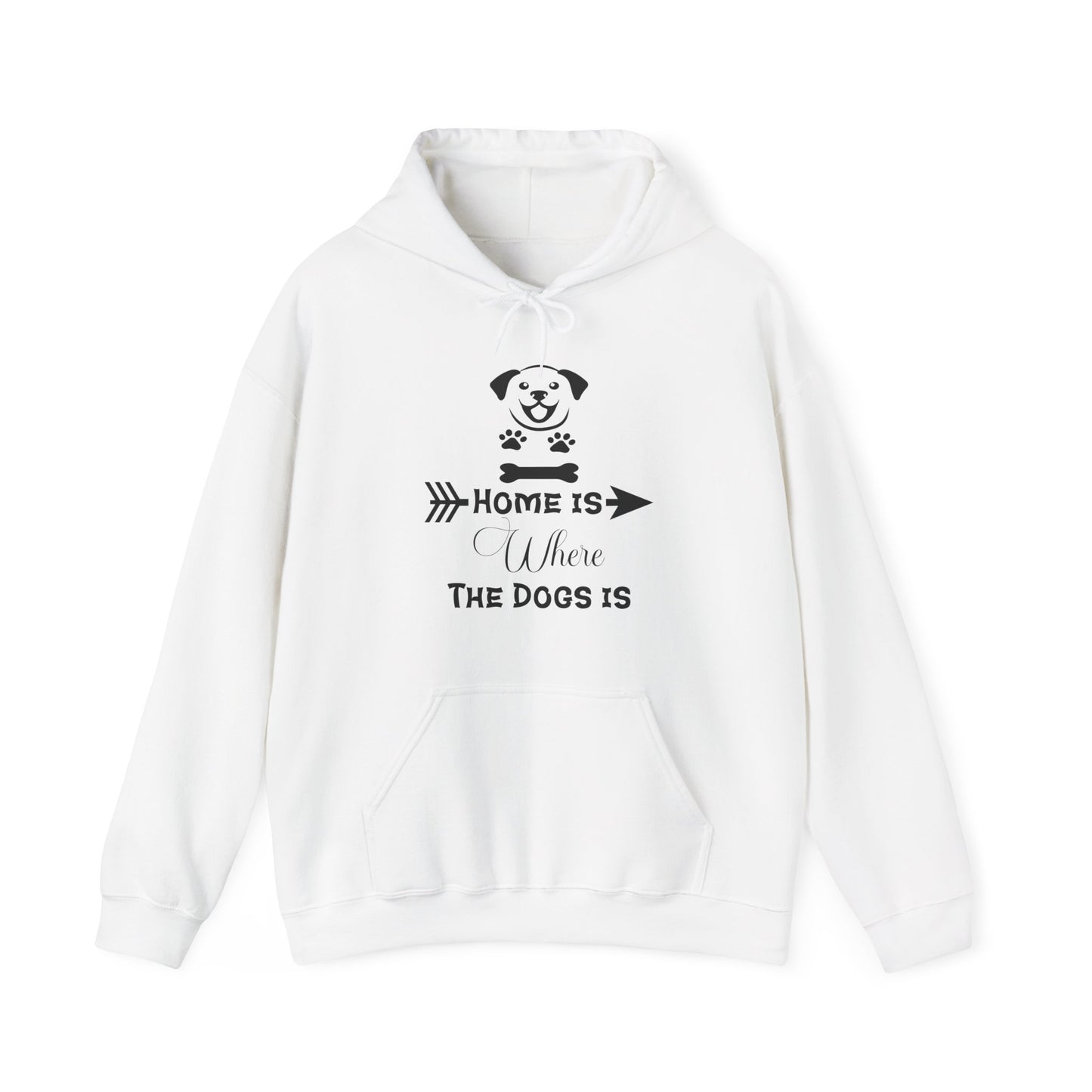 Home Is Where The Dogs Is Unisex Hoodie
