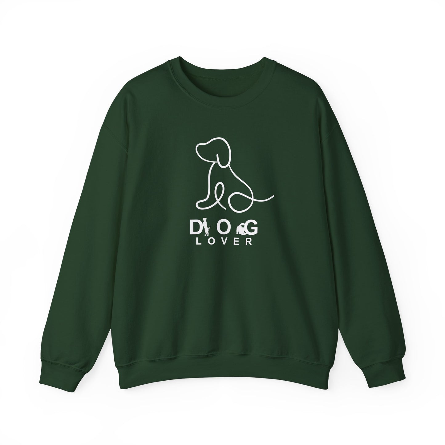 Minimalist One-Line "Dog Lover" Sweatshirt