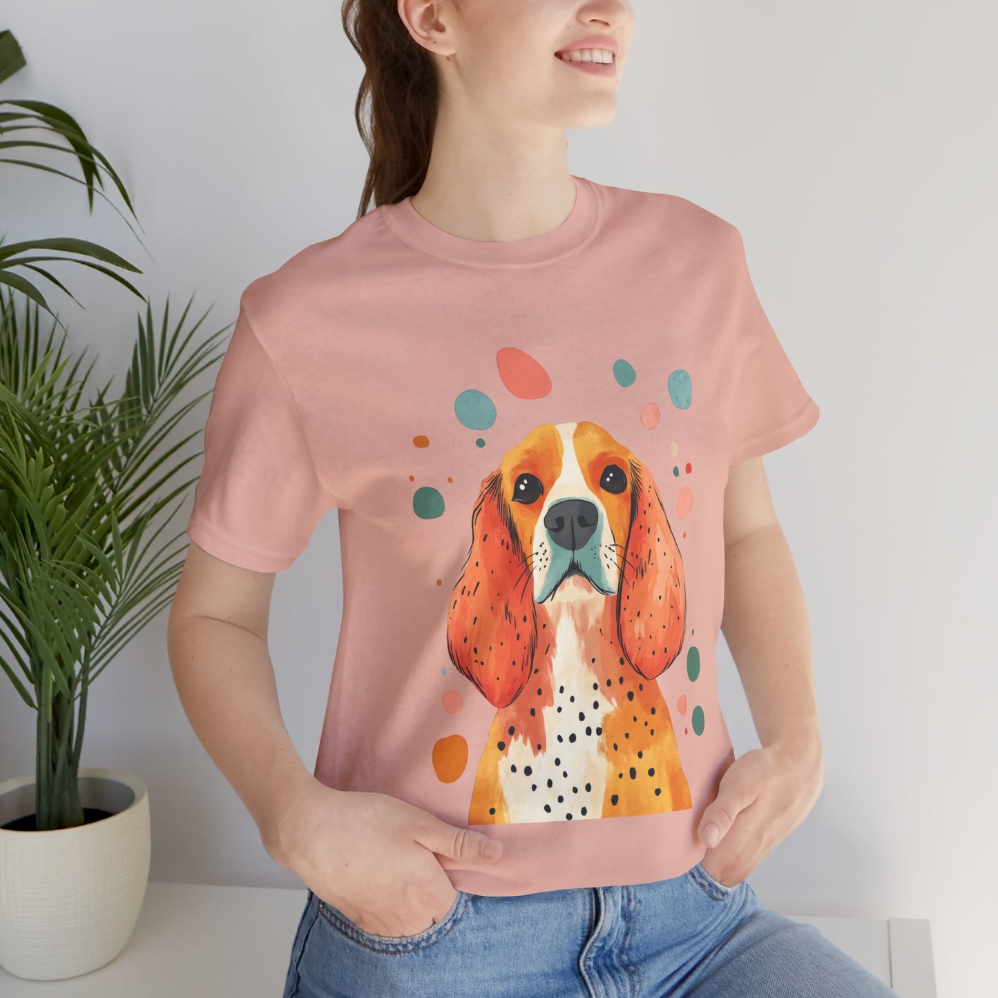 Cocker Spaniel Minimalist Pop Art Unisex Tee