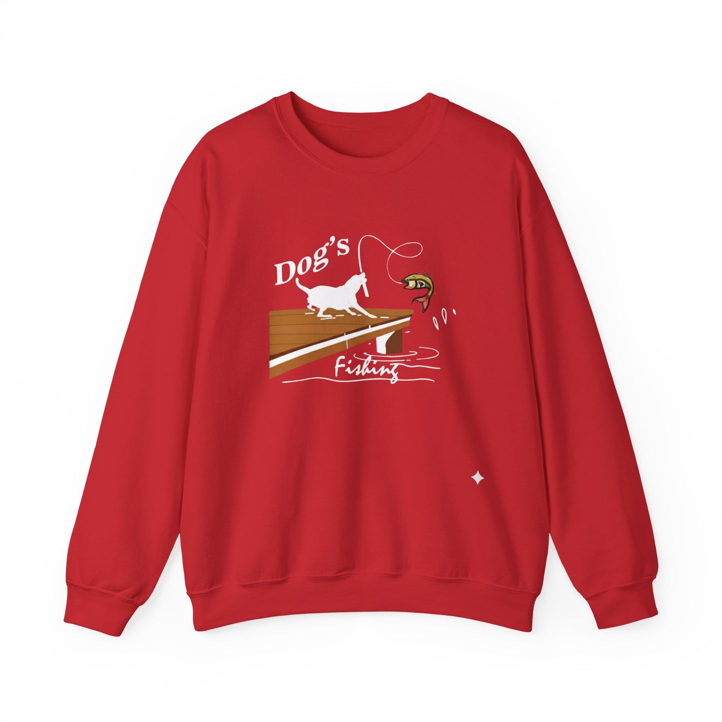 Dog's Fishing Trip Unisex Sweatshirt