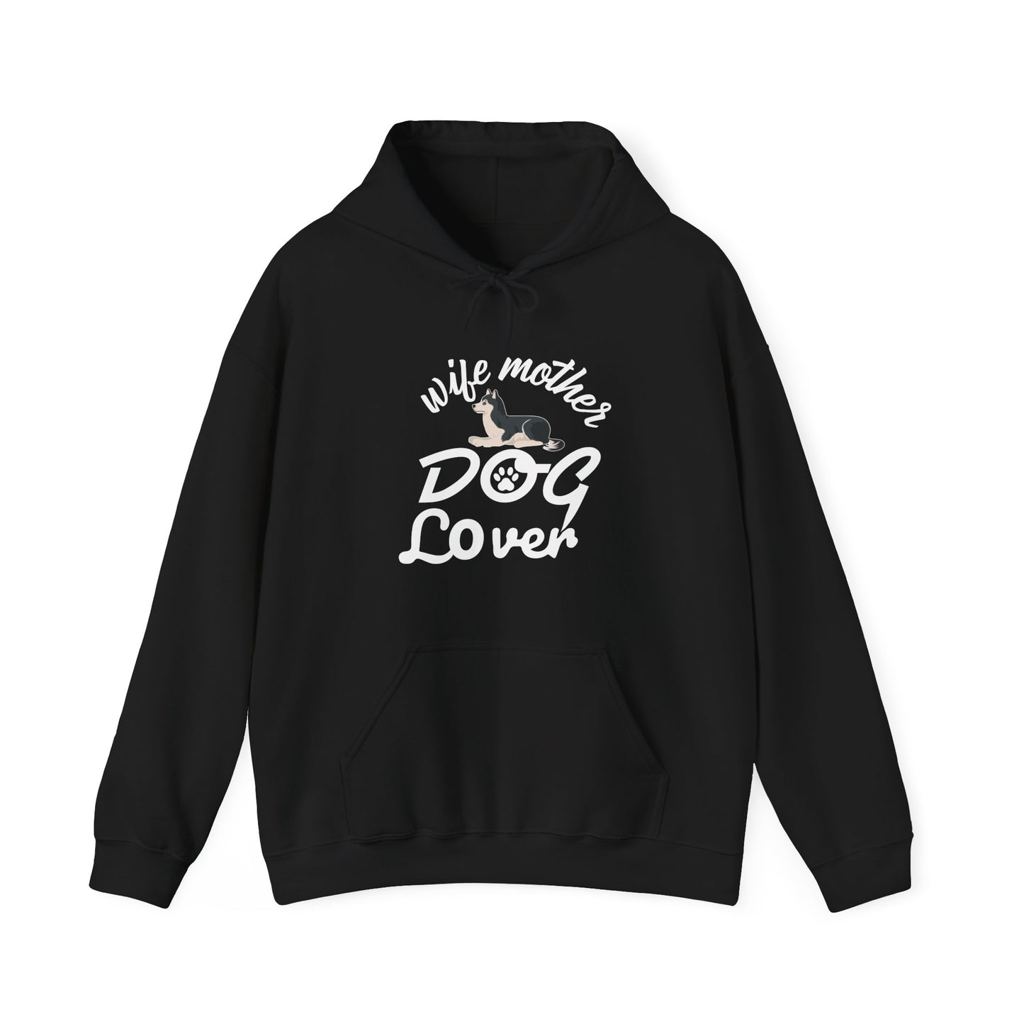 Wife Mother Dog Lover Hoodie | Woman's Dog Mom Life