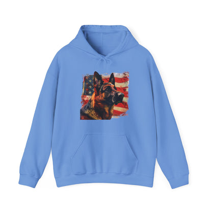 German Shepherd Patriotic Unisex Hoodie