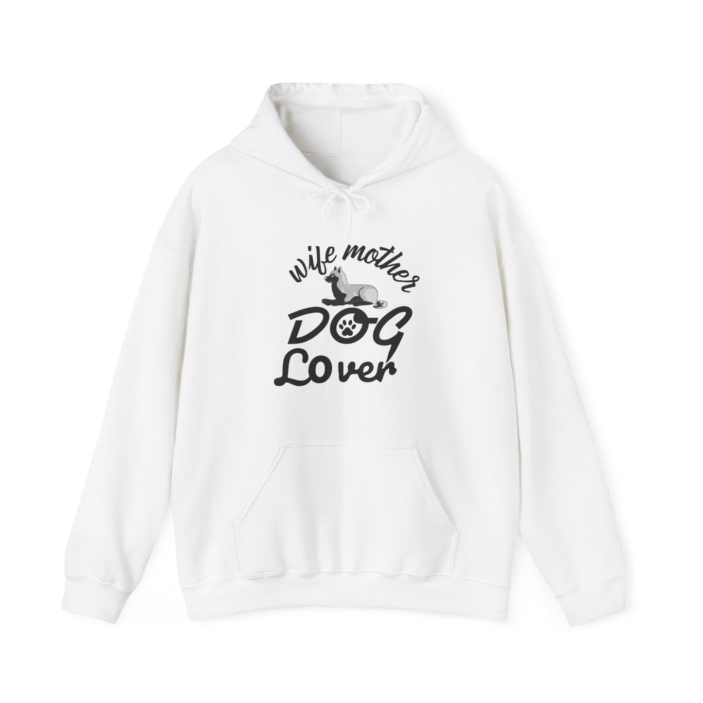 Wife Mother Dog Lover Hoodie | Woman's Dog Mom Life