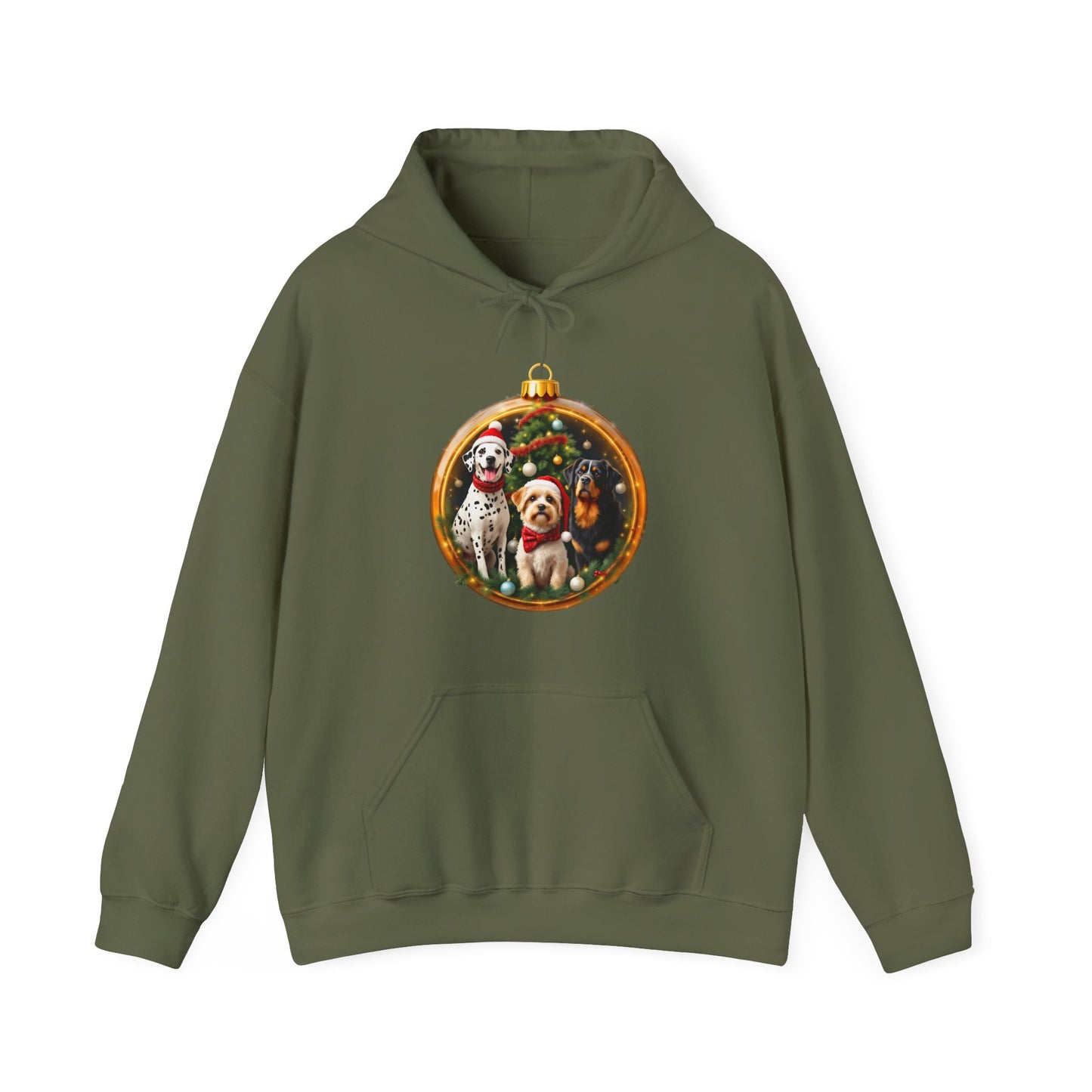 Christmas Dog Ornament Unisex Hoodie