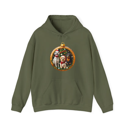 Christmas Dog Ornament Unisex Hoodie