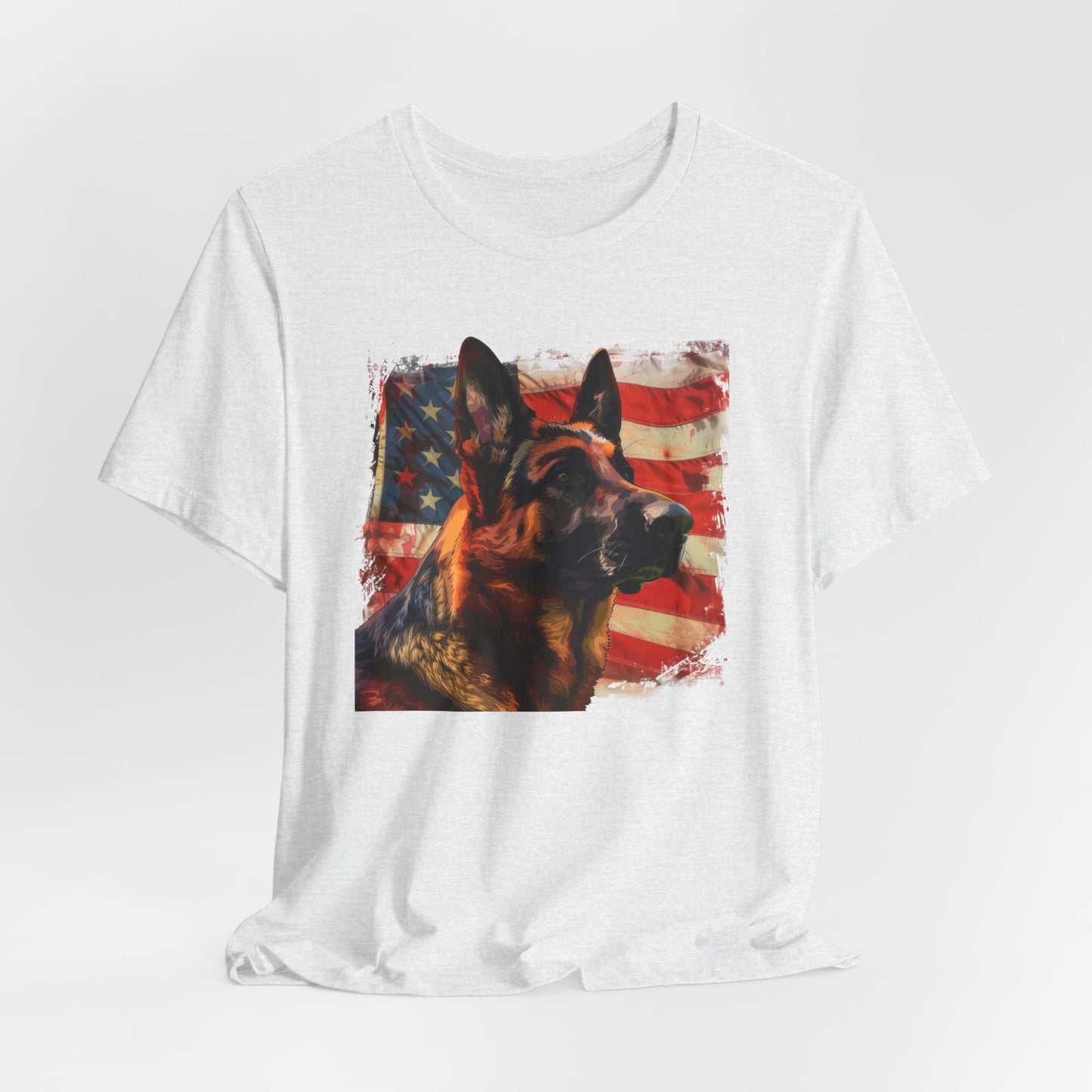 German Shepherd Patriotic Unisex T-Shirt